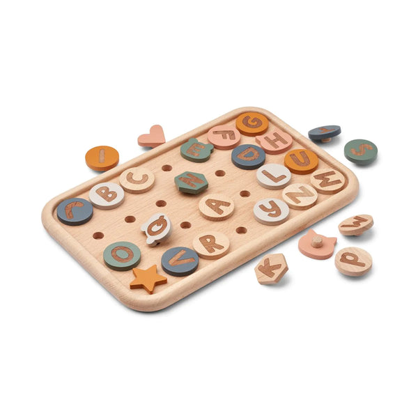 Liewood - 字母玩具板 Russel Alphabet Activity Board