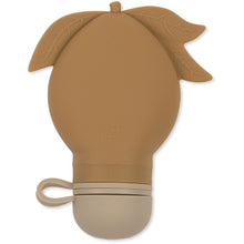 將圖片載入圖庫檢視器 Konges Sløjd - 矽膠副食品容器 2 Pack Silicone Smoothie Bag (Almond / Blush)