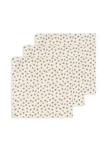 將圖片載入圖庫檢視器 Konges Sløjd - 有機棉紗巾 3 Pack Muslin Cloth GOTS (Fleur Coloré)