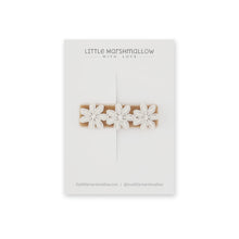將圖片載入圖庫檢視器 Little Marshmallow - 手製髮夾 Velvet Floral Clip