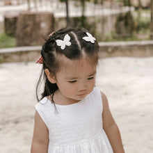 Load image into Gallery viewer, Little Marshmallow - 手製髮夾 Clip Pigtail (Petite Opal Glitter Butterfly)