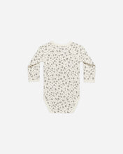 Load image into Gallery viewer, Quincy Mae - 長袖連身衣 Side Snap Bodysuit (Blue Floral)