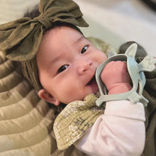 將圖片載入圖庫檢視器 mama’s tem 翹尾小虎固齒器 Monster Tiger Teether (Sage Green)