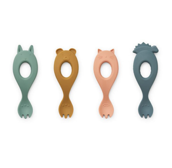 Liewood -  學習叉匙套裝 Liva Fork Set (Tuscany Rose)