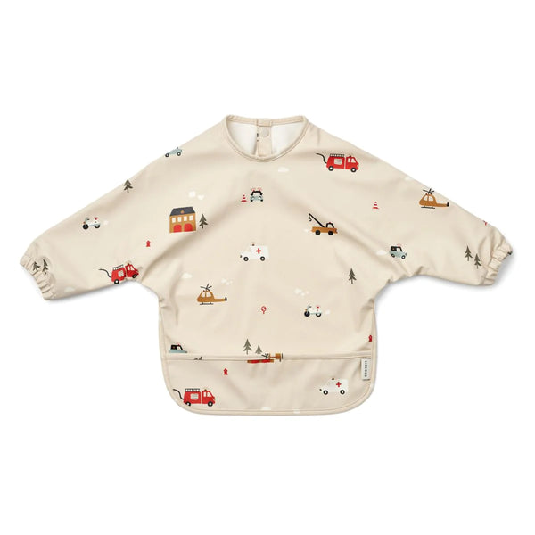 Liewood - 長袖圍兜 Merle Cape Bib (Emergency Vehicle)