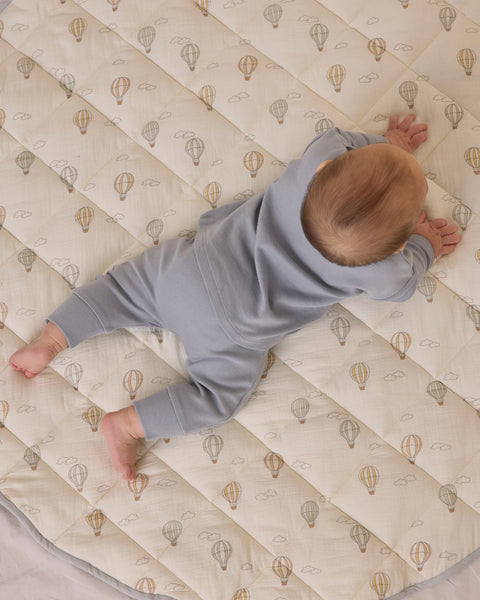 Quincy Mae - 舒適長褲 Drawstring Pant (Blue)