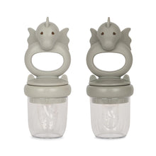 將圖片載入圖庫檢視器 Konges Sløjd - 矽膠水果咬咬樂 Silicone Fruit Feeding Pacifier Dragon (Whale/Topanga Beach)