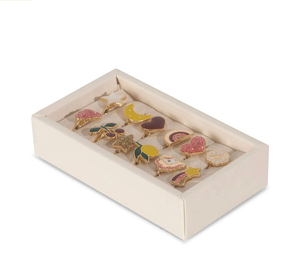 Konges Sløjd - 戒指 12 Pack Ring Set