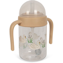 將圖片載入圖庫檢視器 Konges Sløjd - 吸管杯 Bottle with Handle (Swan)