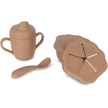 將圖片載入圖庫檢視器 Konges Sløjd - 矽膠餐具套裝 Silicone Clam Set (Blush)