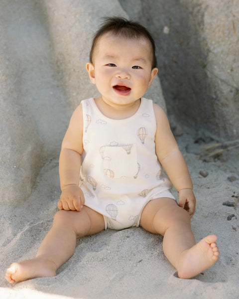 Quincy Mae - 無袖連身衣 Sleeveless One-Piece (Hot Air Balloons)