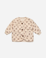 Load image into Gallery viewer, Quincy Mae - 夾棉外套 Quilted V-neck Button Jacket (Fig Flora)