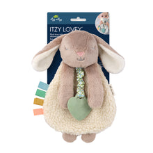 將圖片載入圖庫檢視器 Itzy Ritzy - 小兔咬咬安撫巾 Plush with Silicone Teether Toy (Taupe Bunny)