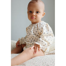 Load image into Gallery viewer, Konges Sløjd - 長袖連身衣 Chleo Body Gots (Point Bleu Butter)