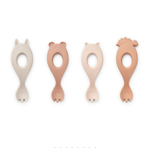 Liewood - 學習叉匙套裝 Liva Fork Set (Rose)