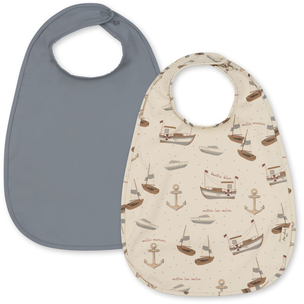 Konges Sløjd - 防水圍兜 2-Pack Dinner Bib (Sail Away)