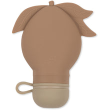 將圖片載入圖庫檢視器 Konges Sløjd - 矽膠副食品容器 2 Pack Silicone Smoothie Bag (Almond / Blush)