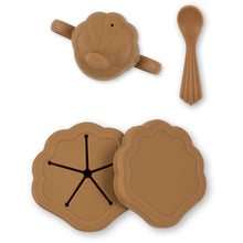 將圖片載入圖庫檢視器 Konges Sløjd - 矽膠餐具套裝 Silicone Clam Set (Terra Cotta)
