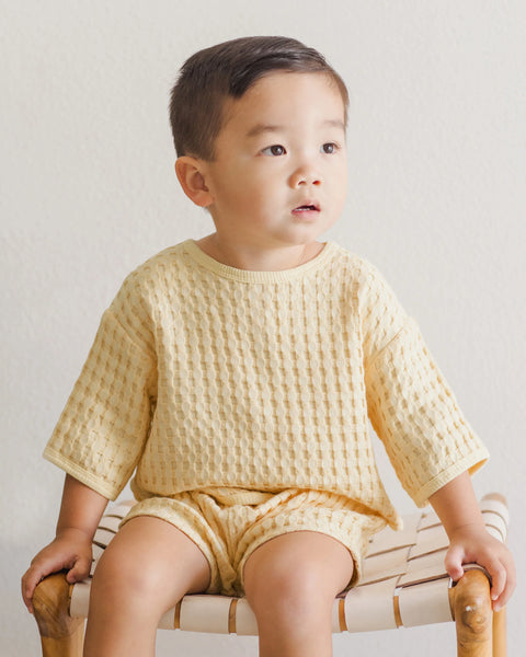 Quincy Mae - 短袖套裝 Jayden Set (Yellow)