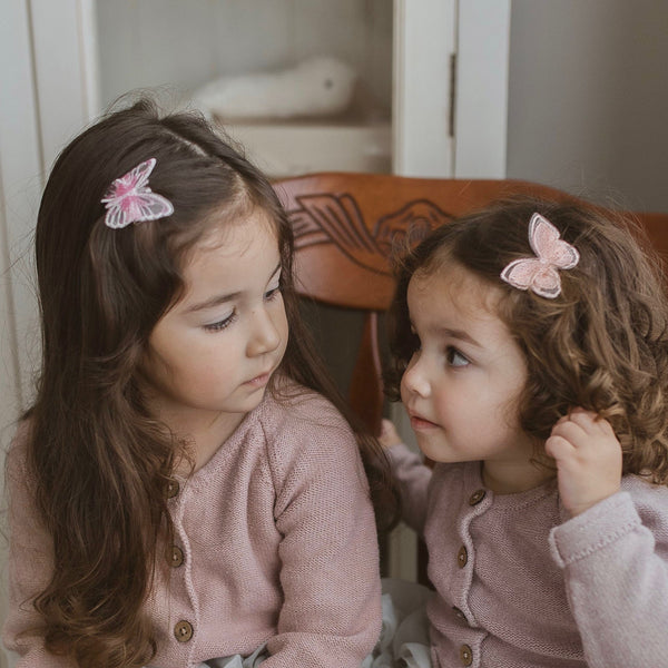 Little Marshmallow - 手製髮夾 Clip (Butterfly Sunshine)