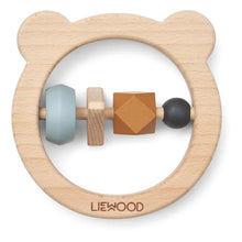 將圖片載入圖庫檢視器 Liewood - 木製搖環 Avada Wooden Rattle (Sea Blue Mix)