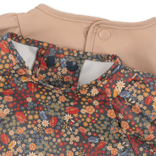 將圖片載入圖庫檢視器 Konges Sløjd - 長袖圍兜 2-Pack Dinner Bib Frill with Sleeves (Villetta Blue)