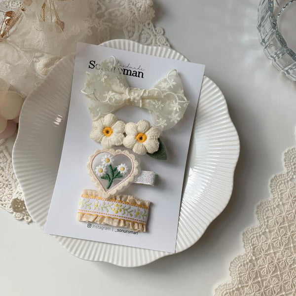 Sonuroman - 韓國手工髮夾 Hair Clip (Blossom)