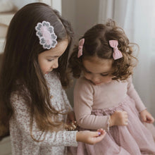 Load image into Gallery viewer, Little Marshmallow - 手製髮夾 Petite Pigtail Set (Mulberry Corduroy)