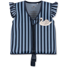 將圖片載入圖庫檢視器 Konges Sløjd - 浮水背心 Neoprene Swim Vest (Swan Stripe)