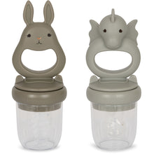 將圖片載入圖庫檢視器 Konges Sløjd - 矽膠水果咬咬樂 Silicone Fruit Feeding Pacifier Dragon / Bunny (Topanga Beach / Stone)