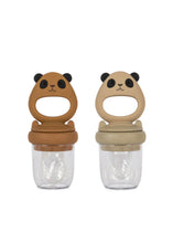 將圖片載入圖庫檢視器 Konges Sløjd - 矽膠水果咬咬樂 Silicone Fruit Feeding Pacifier Panda (Caramel / Warm Clay)