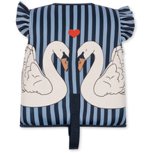 將圖片載入圖庫檢視器 Konges Sløjd - 浮水背心 Neoprene Swim Vest (Swan Stripe)
