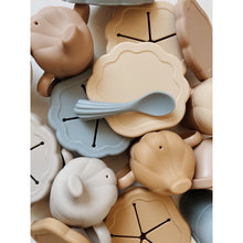 將圖片載入圖庫檢視器 Konges Sløjd - 矽膠餐具套裝 Silicone Clam Set (Terra Cotta)