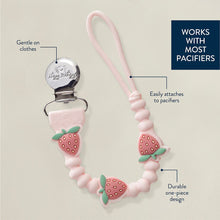 將圖片載入圖庫檢視器 Itzy Ritzy - 奶嘴鏈 Pacifier Strap (Strawberry)