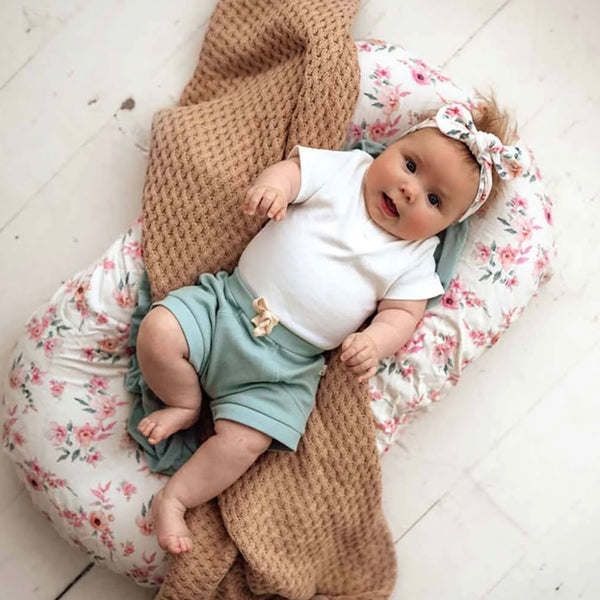 Snuggle Hunny Kids - 有機棉短褲 Organic Shorts (Sage)