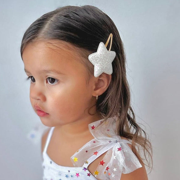 Little Marshmallow - 手製髮夾 Star Clip (Opal Glitter)