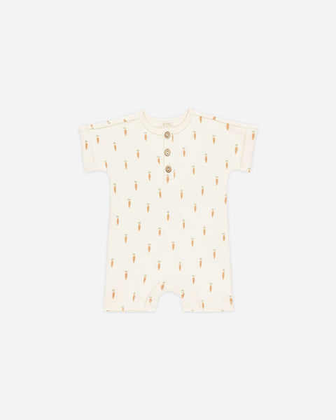 Quincy Mae - 短袖連身衣 Short Sleeve One-Piece (Carrots)