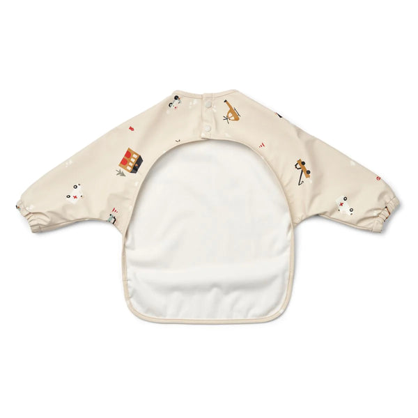 Liewood - 長袖圍兜 Merle Cape Bib (Emergency Vehicle)