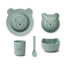 將圖片載入圖庫檢視器 Liewood - 小熊餐具套裝 Joana Baby Set 4 Pack (Mr. Bear)