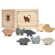 將圖片載入圖庫檢視器 Konges Sløjd - 積木配對盒 Dino Shape Sorter