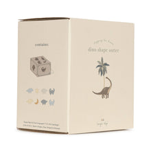 將圖片載入圖庫檢視器 Konges Sløjd - 積木配對盒 Dino Shape Sorter
