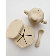 將圖片載入圖庫檢視器 Konges Sløjd - 矽膠餐具套裝 Silicone Clam Set (Limonade)