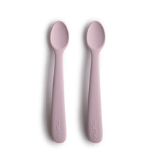 將圖片載入圖庫檢視器 Mushie - 矽膠匙羹 Silicone Feeding Spoons (Soft Lilac)