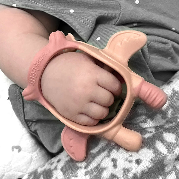 mama’s tem 飛天小牛固齒器 Teether (Cream Pink)