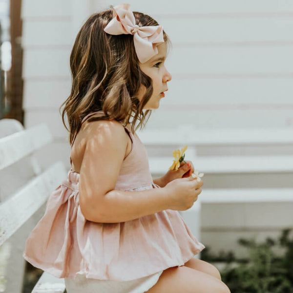 Snuggle Hunny Kids - 蝴蝶結髮夾 Clip Bow (Nude)