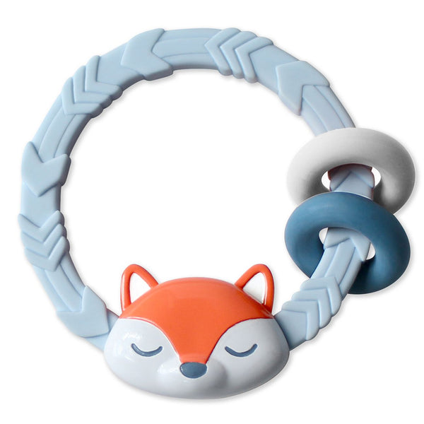 Itzy Ritzy - 矽膠固齒環 Silicone Teething Ring (Fox)