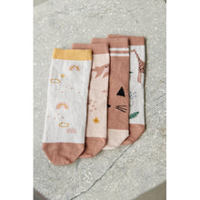 將圖片載入圖庫檢視器 Liewood - 兒童棉襪 Silas Cotton Socks 4-pack (Safari Rose Mix)