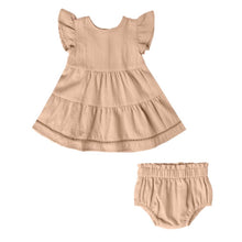 Load image into Gallery viewer, Quincy Mae - 裙+燈籠褲套裝 Lily Dress + Bloomer Set (Apricot)