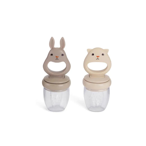 Konges Sløjd - 矽膠水果咬咬樂 Silicone Fruit Feeding Pacifier Bunny (Bark/Shell)