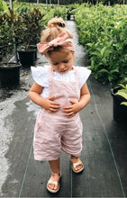 將圖片載入圖庫檢視器 Snuggle Hunny Kids - 蝴蝶結髮帶 Rust Linen Bow Headband